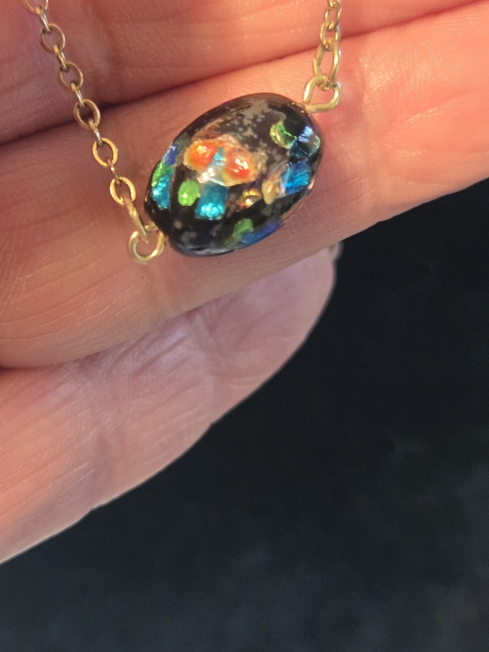 Sarah Coventry "Night garden" necklace. - Picture 3 of 7